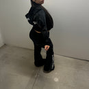 “HEAD ON A SWIVEL” TRACKSUIT (BLACK & WHITE)