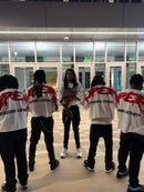 CROPPED “HEAD ON A SWIVEL” SHIRT (WHITE & RED)