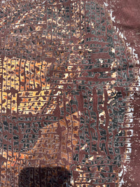 CROPPED "HEAD ON A SWIVEL" SHIRT (BROWN & TAN)